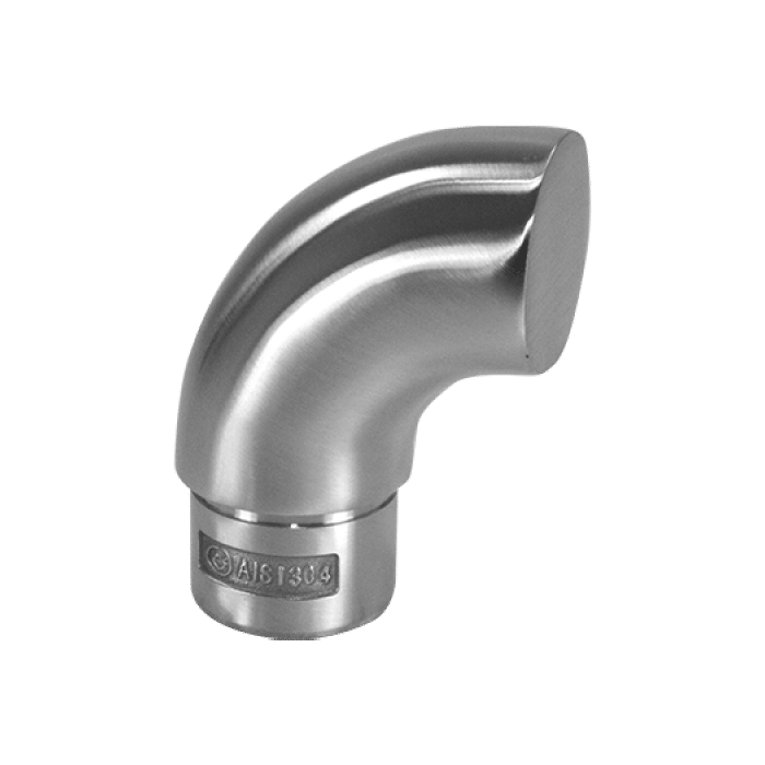 Afsluitbocht vlak kort buis 33,7 x 2,0 mm RVS-304 main product photo
