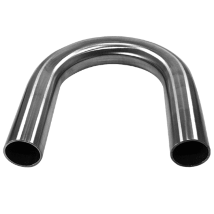 Lasbocht 180° Ø 42,4 x 2 mm RVS-304 mat geslepen main product photo