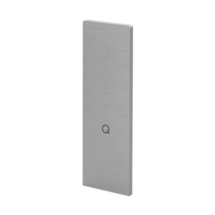 Eindkap voor trapopgang, Easy Glass Prime, topmontage, 216,5 x 75 mm, model 8413, aluminium (onbewerkt) main product photo