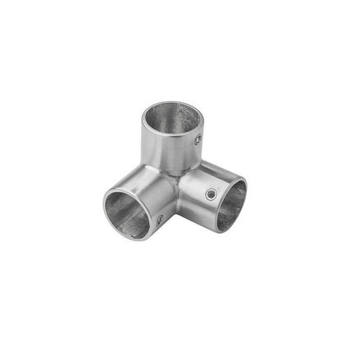 Hoekverbinder voor buis 42,4 mm RVS-316 mat geslepen main product photo
