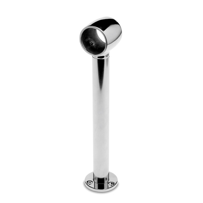 Voetsteun Meg voor buis Ø 25,4 mm zamak chroom look main product photo