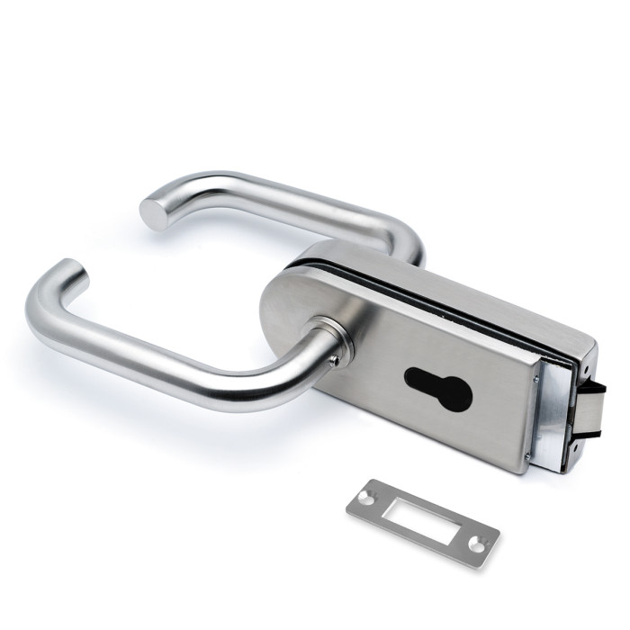 Glasdeurslot met krukken Dolores RVS-304 mat geslepen main product photo