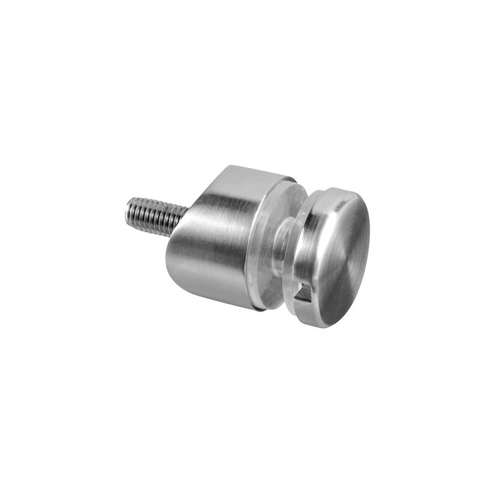 Glasadapter Ø 30 mm voor buis 33,7 mm lengte M8 RVS-304 mat geslepen model 0746 main product photo