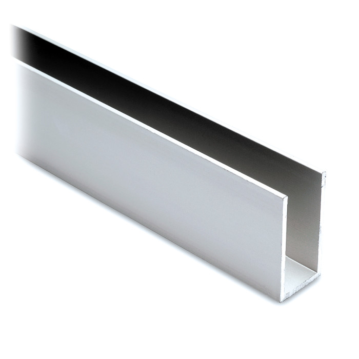 Aluminium U-profiel 40 x 20 x 40 mm onbewerkt main product photo