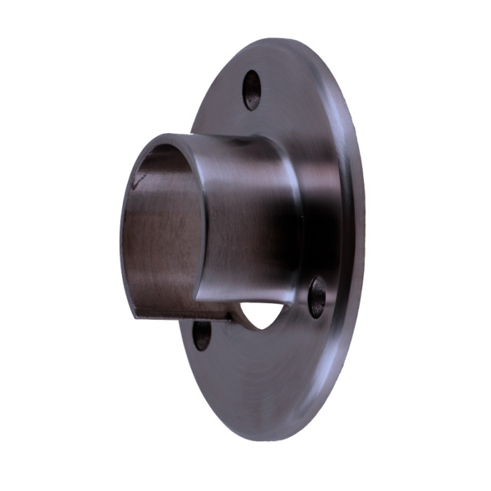Muurflens voor U-profielbuis 48,3 mm vast RVS-316 antracietgrijs model 1183 main product photo