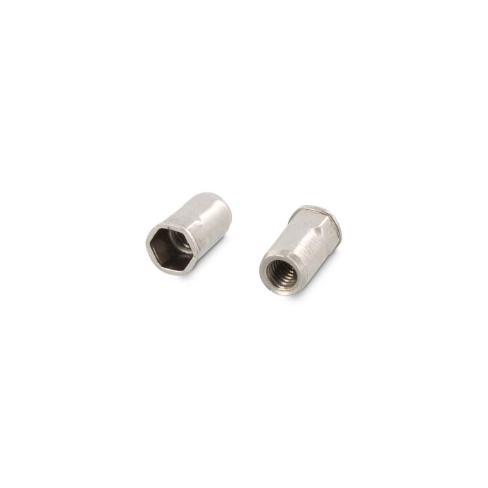 Seko insteekmoer open met gedeeltelijke schacht M10 x 20,5 mm Art. 1027 RVS A2 SW13 (250 stuks) main product photo