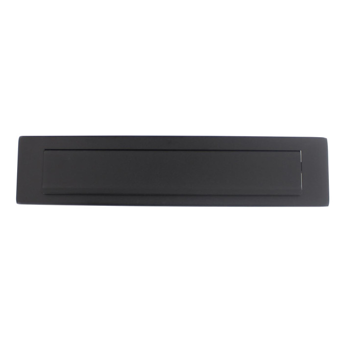 Intersteel Brievenbus met klep/regenrand rvs/mat zwart main product photo