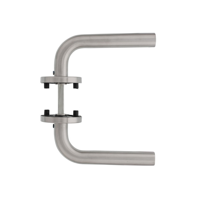 Intersteel Deurkruk Recht op rozet rvs geborsteld main product photo