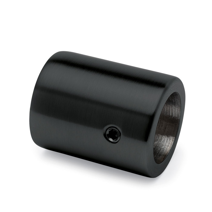 Muur flens 90° voor buis Ø 19,0 mm Aaffina zamak zwart main product photo