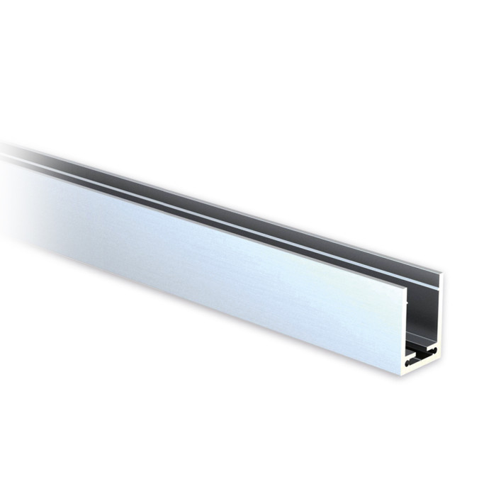 Aluminium U-profiel 40 x 30 x 40 mm zilver mat geanodiseerd main product photo