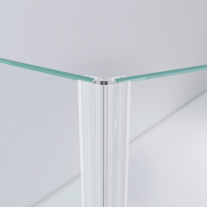 Magneetstrip 135° voor glasdeur Danisha 10 mm PVC transparant main product photo