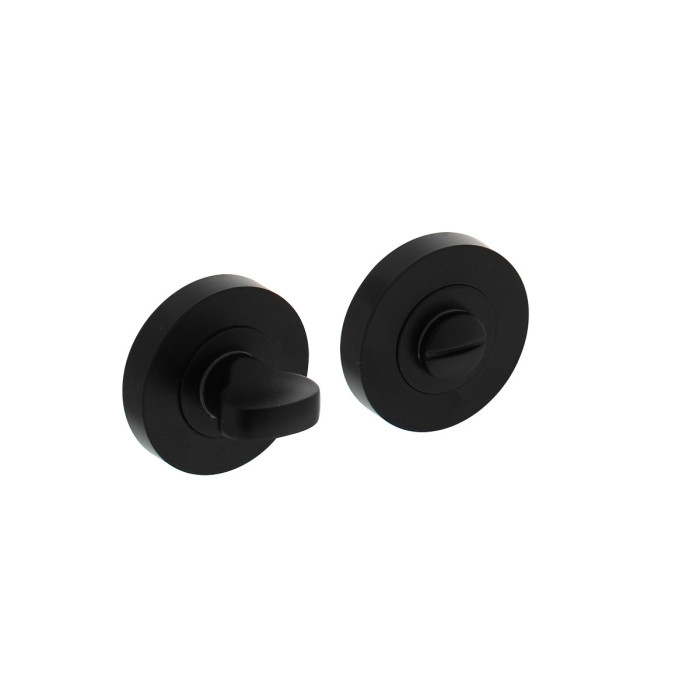 Intersteel Rozet met toilet-/badkamersluiting 52x10mm mat zwart main product photo