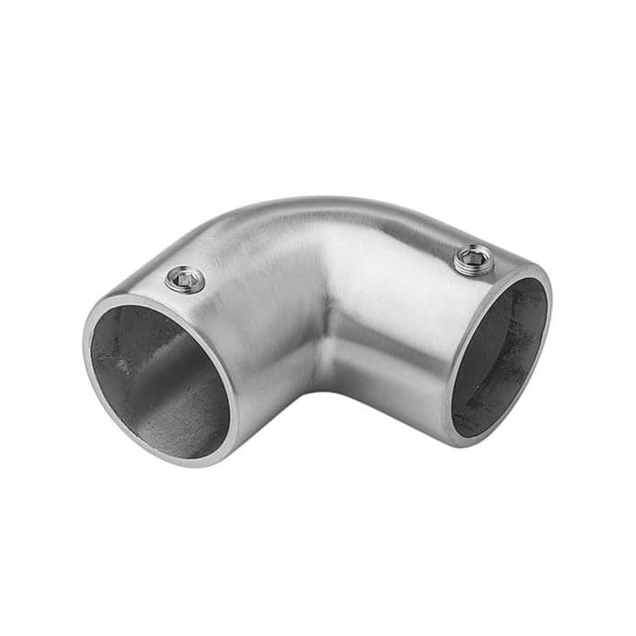 Bochtstuk 90 graden voor buis 42,4 mm RVS-316 mat geslepen main product photo