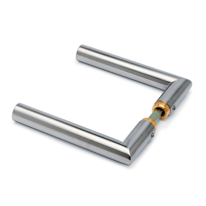 Deurkruk set, L-model Goverdien RVS-304 mat geslepen main product photo