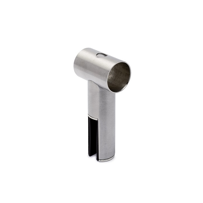 Bovenpaneelhouder 90°, voor glasdikte 10 mm RVS-304 main product photo