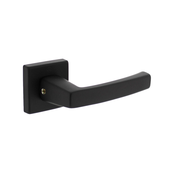 Intersteel Deurkruk Moora op rozet 50x50x10 mm aluminium zwart main product photo