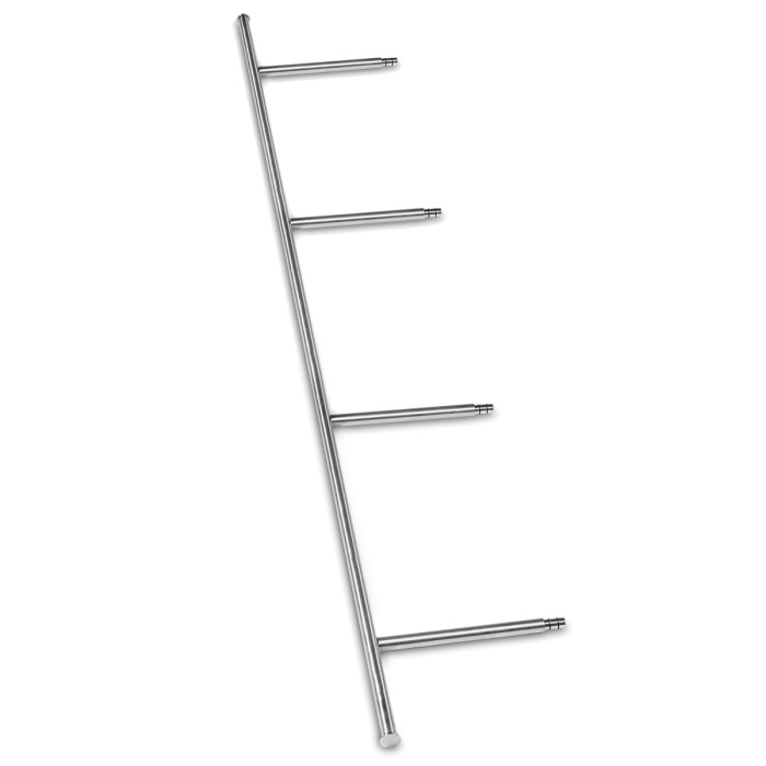 Dwarsconsole voor kledinghangers Niska Ø 25,4 mm 2400 mm RVS-304 mat geslepen main product photo