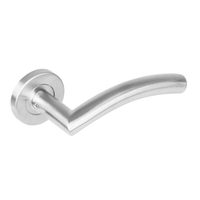 Intersteel Deurkruk Lisa 90° op rozet rvs geborsteld main product photo