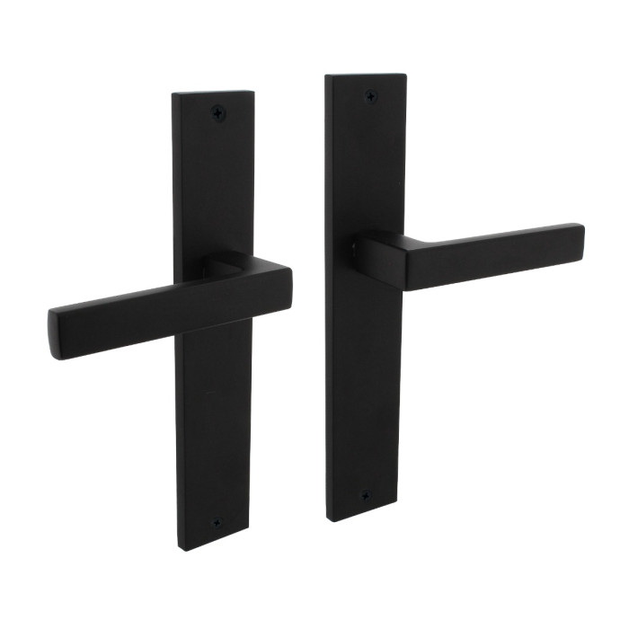Intersteel Deurkruk Hera op schild 245x45 mm blind mat zwart main product photo