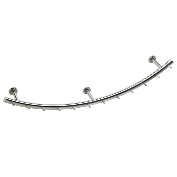 Kapstok Abelina 750 mm zamak RVS look main product photo