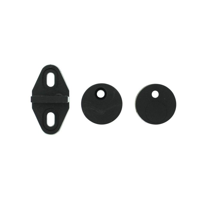 Intersteel Schuifdeursysteem geleider afstand houders mat zwart main product photo