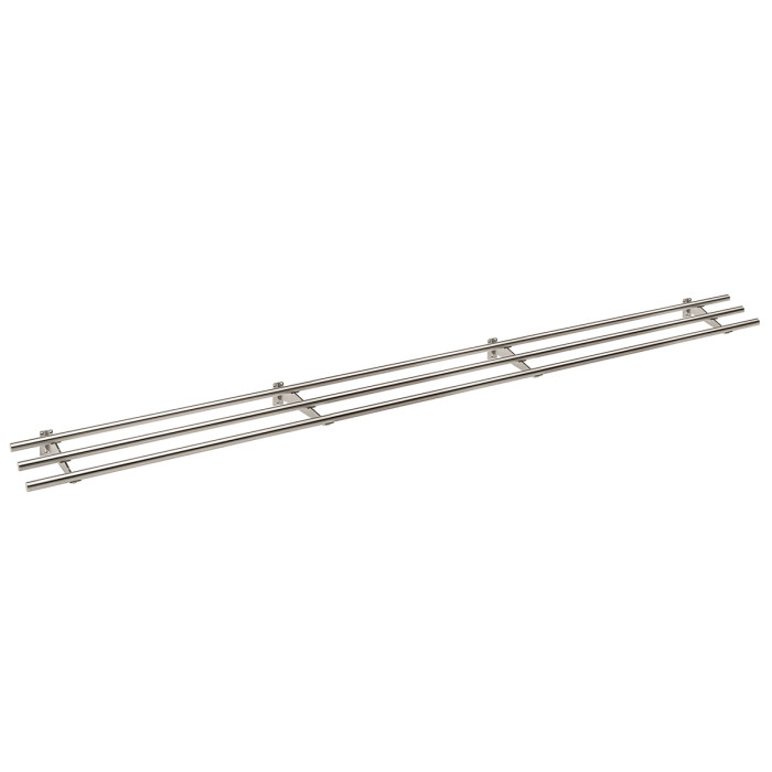 Dienbladgeleider Nelina 2500 mm zamak RVS look main product photo