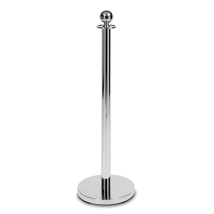 Podiumstandaard Sam met vlakke voet en sierkogel 22 kg RVS-304 glanzend gepolijst main product photo