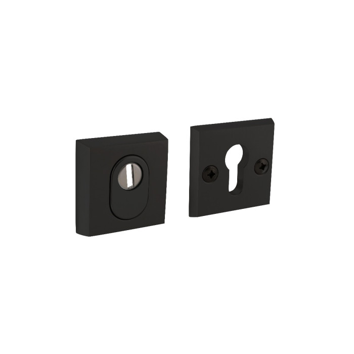 Intersteel Veiligheidsrozet SKG*** vierkant met kerntrekbeveiliging aluminium zwart main product photo