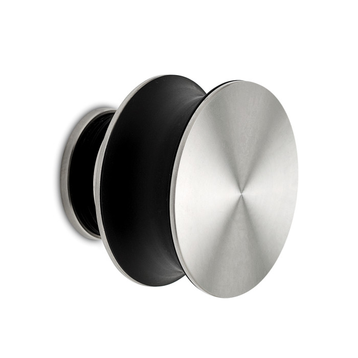 Looprol voor glas montage Karolina RVS-304 mat geslepen main product photo