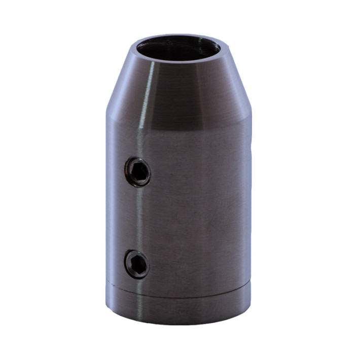 Stafhouder voor staf 12 mm vlak RVS-316 antracietgrijs model 0650 main product photo