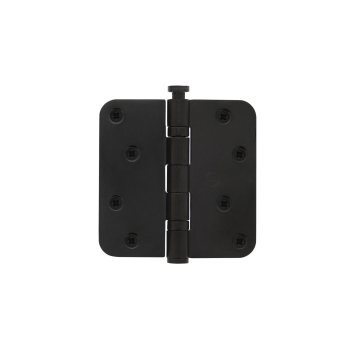 Intersteel Kogellagerscharnier afgerond tot 70 kilo mat zwart RVS-304 main product photo