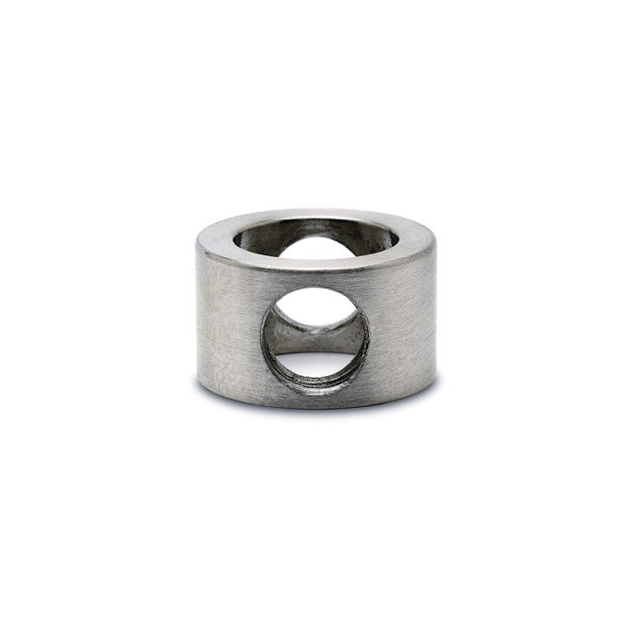 Adapter voor middensteun Bootje voor staf 10 mm RVS-304 mat geslepen main product photo