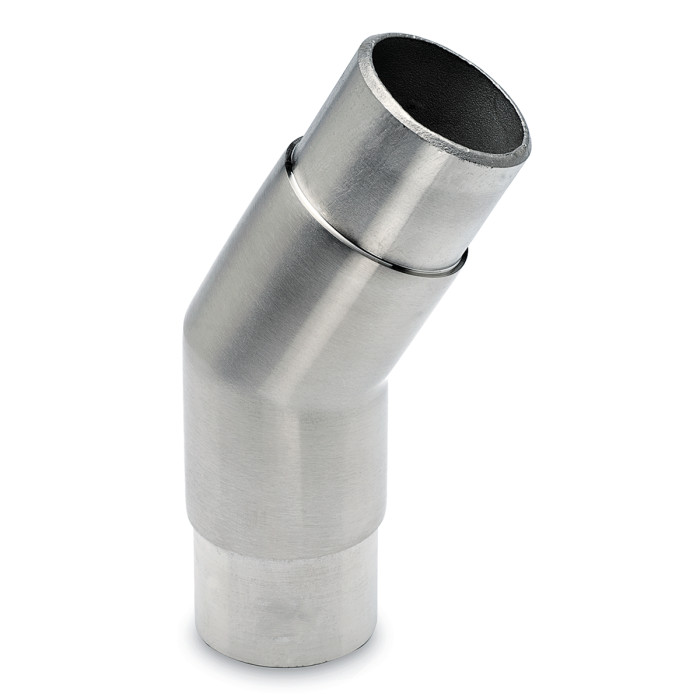 Hoekfitting 30° Annelis voor buis Ø 38,1 mm RVS-304 mat geslepen main product photo