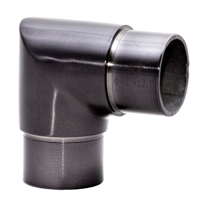 Buisverbinder voor buis 42,4 x 2,0 mm vast RVS-316 antracietgrijs model 0301 main product photo