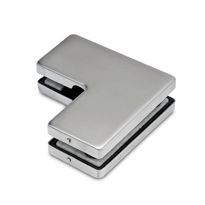 Glas hoekbeslag Odette RVS-304 mat geslepen main product photo