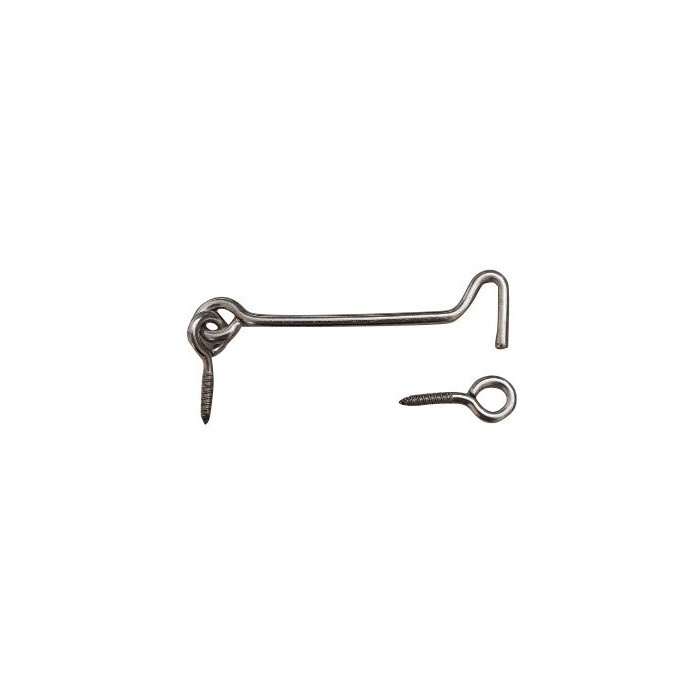 Windhaak L = 100 mm + los oog RVS-304 main product photo