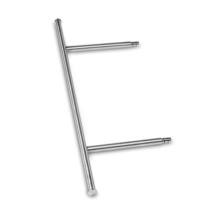 Dwarsconsole voor kledinghangers Sabrine Ø 25,4 mm 1200 mm RVS-304 mat geslepen main product photo
