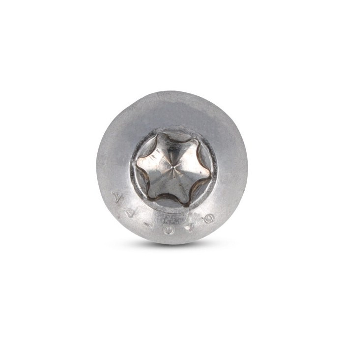 Platkopschroef M6 x 80/80 mm ISO 7380 RVS A4 TX30 (100 stuks) main product photo