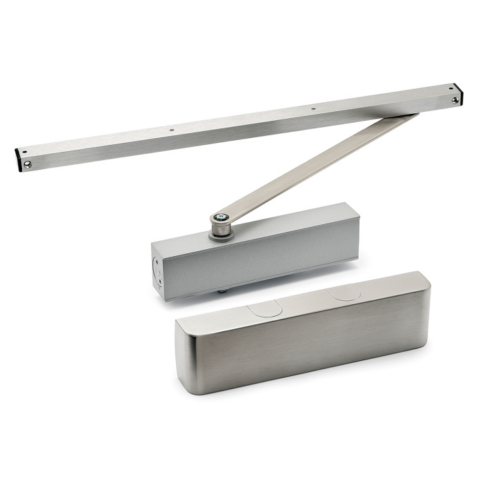 Deurdranger Myrtha aluminium RVS look main product photo