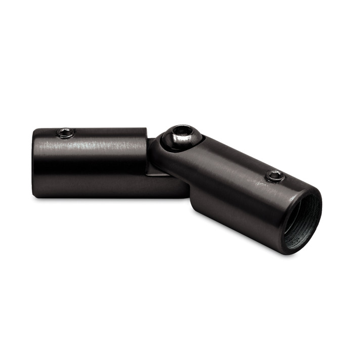 Buisverbinder voor buis Ø 19,0 mm, verstelbaar Manuela zamak zwart main product photo