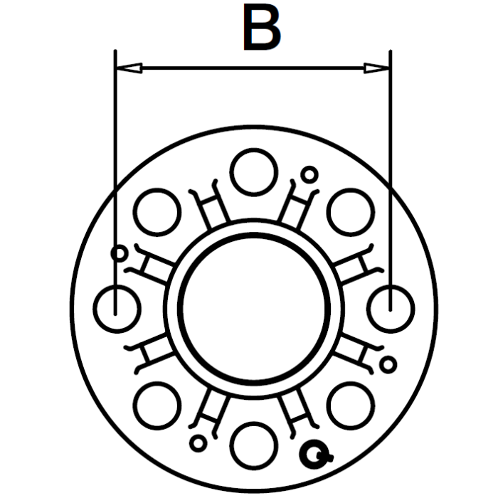 Aanlasflens 48,3 mm RVS-316 onbewerkt model 3504 main product photo