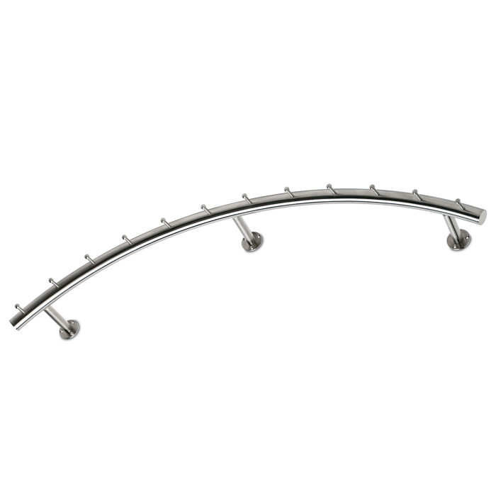 Kapstok Sharmilah 750 mm zamak RVS look main product photo