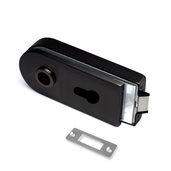 Glasdeurslot Cat RVS-304 zwart main product photo