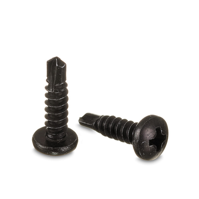 Zelfborende metaalschroef Karika 16 mm zamak zwart main product photo