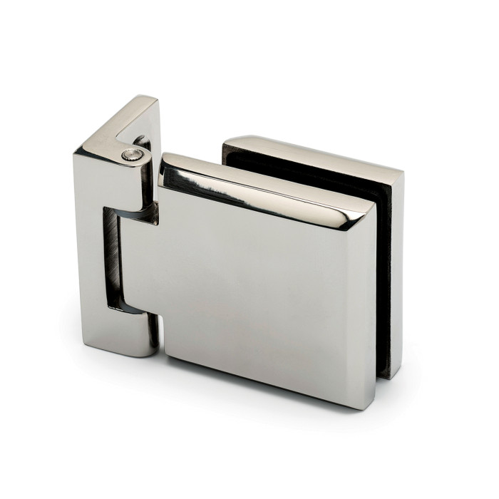 Glasdeurscharnier Suzanne glas/wand RVS-304 glanzend gepolijst main product photo