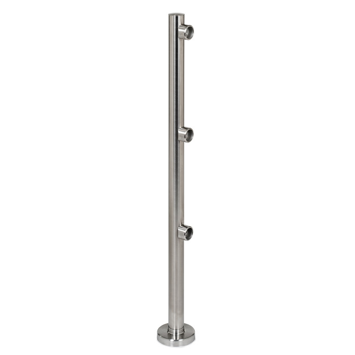 Geleidingssysteem Rone eind staander RVS-304 mat geslepen main product photo