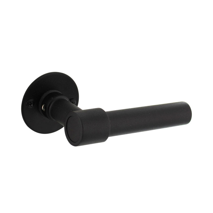 Intersteel Deurkruk L/L-model met rozet 2 mm rvs/zwart main product photo