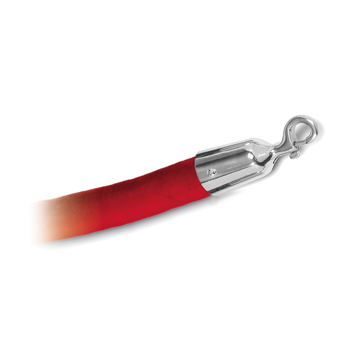 Koord met velours Elsebeth 1500 mm RVS-304 glanzend gepolijst main product photo