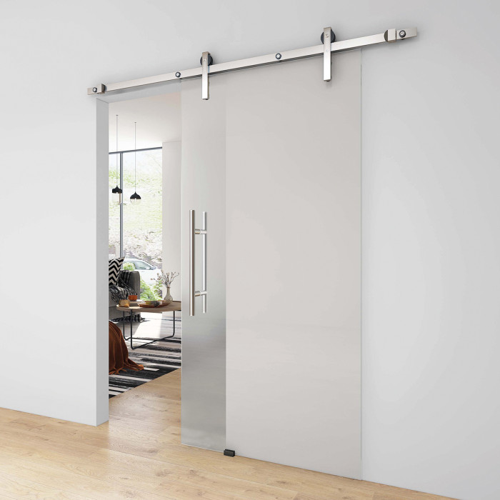 Schuifdeur Jonalien excl. glas RVS-304 mat geslepen main product photo