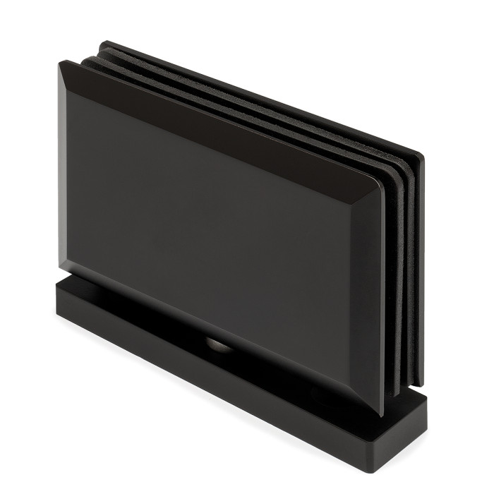Glasdeurscharnier Jelse vloer/plafondmontage RVS-304 zwart main product photo